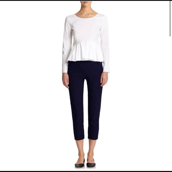Piazza Sempione Audrey Straight Leg Capri Pants 4 - Picture 10 of 13